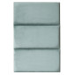 Coussin mural décoratif rectangle 60x30cm Vert pastel