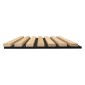 Acoustic Wooden Slat Wall - Vertigo - 250 x 30 x 2cm - Classic Oak - Black Felt