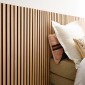 Wooden Slat Wall Panel Vertigo - 120 x 30 x 1 cm
