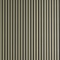 Wooden Slat Wall - Vertigo - 250 x 30 x 2cm - Khaki - Black Felt