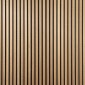 Wooden slat wall panel Vertigo 250x30x1 cm - Golden oak on black felt
