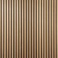 Wooden slat wall panel Vertigo - 120x30x1 cm - Golden oak on black felt