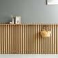 Wooden Slat Wall Panel Vertigo - 120 x 30 x 1 cm