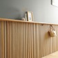 Wooden Slat Wall Panel Vertigo - 120 x 30 x 1 cm