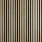 copy of Acoustic Wooden Slat Wall - Vertigo - 250 x 30 x 2cm - Classic Oak - Black Felt