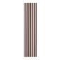 copy of Wooden slat wall panel Vertigo - 120x30x1 cm - Golden oak on black felt