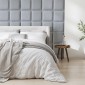 Squared decorative wall cushion - 11,8 x 11,8 inches - Grey
