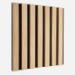 Wooden wall panel on felt Vertigo - square - 30 x 30cm