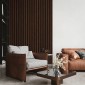 VERTIGO | Slat wall panel - Dark oak decor 250 cm