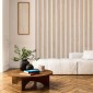 copy of VERTIGO I Slat wall panel with HDF backing - white decor 250cm