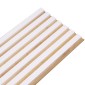 copy of VERTIGO I Slat wall panel with HDF backing - white decor 250cm