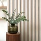copy of VERTIGO I Slat wall panel with HDF backing - white decor 250cm
