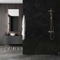 VERTIGO I Panneau douche SPC - Marbre noir