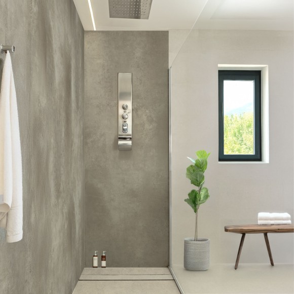 VERTIGO | SPC Shower Panel - Beige stone