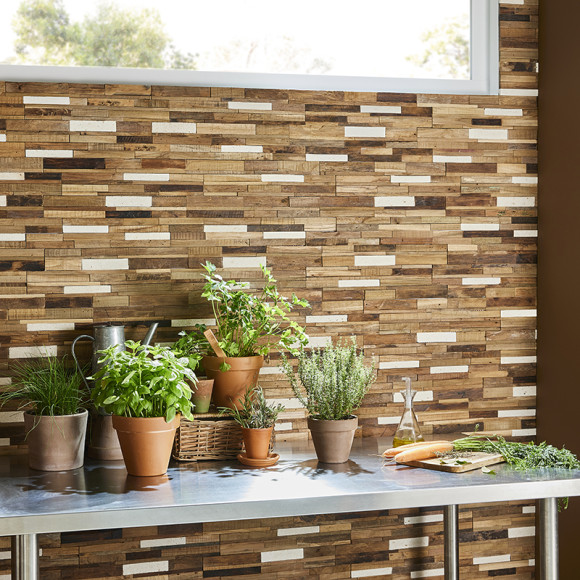Penida - Recycled Wooden Cladding Wall Panel