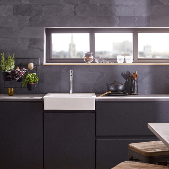 Baya Graphite - Stone Cladding Wall Panel