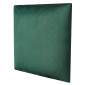 Upholstered Headboard Panel - 30 x 30cm - Dark Green