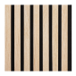 Wooden wall panel on felt Vertigo - square - 30 x 30cm