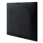 Upholstered Headboard Panel - 30 x 30cm - Black