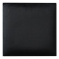 Coussin mural décoratif carré 30x30cm Noir