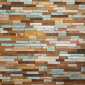 Reclaimed Teak Aqua - Wooden Cladding Wall Panel