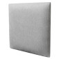 Coussin mural décoratif carré 30x30cm Gris