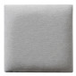 Coussin mural décoratif carré 30x30cm Gris