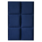 Coussin mural décoratif carré 30x30cm Bleu Nuit