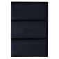Upholstered Headboard Panel - 60 x 30cm - Black
