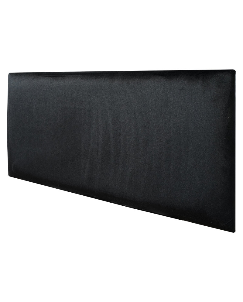 Upholstered Headboard Panel 60 x 30cm Black