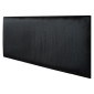 Coussin mural décoratif rectangle 60x30cm Noir