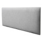 Upholstered Headboard Panel - 60 x 30cm - Grey