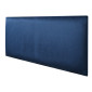 Coussin mural décoratif rectangle 60x30cm Bleu nuit