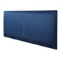 Upholstered Headboard Panel - 60 x 30cm - Deep Blue