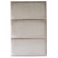 Coussin mural décoratif rectangle 60x30cm Beige