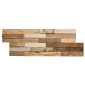 Reclaimed Teak Raw - Wooden Cladding Wall Panel