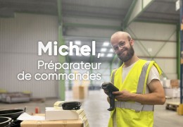 Michel - Préparateur de commandes chez ADIB